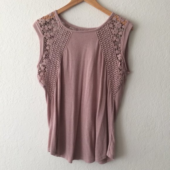 Paper + Tee Tops - Paper + Tee  Open Back Top